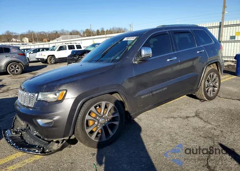 2018 Jeep Grand Cherokee Overland из США, поврежденный, VIN 1C4RJFCG2JC185118
